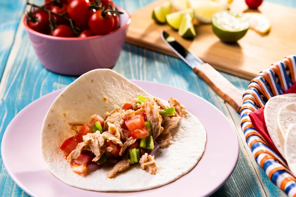 Fajitas au poulet