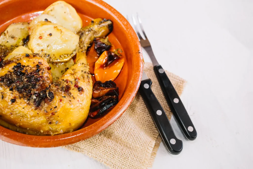 Poulet tajine marocain