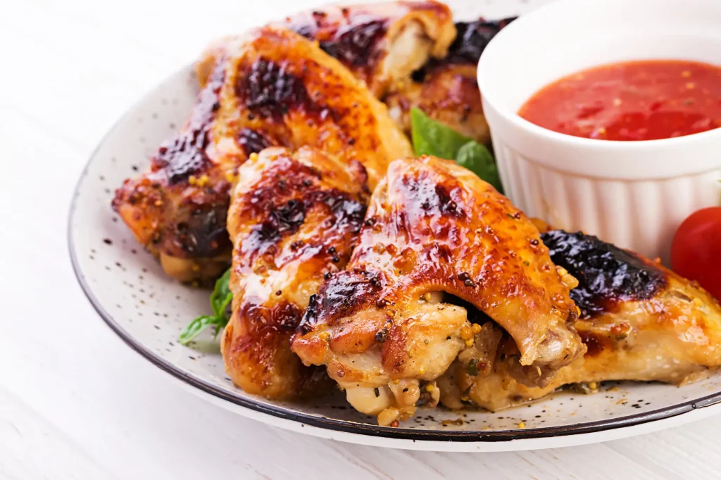 Poulet portugais avec sa marinade
