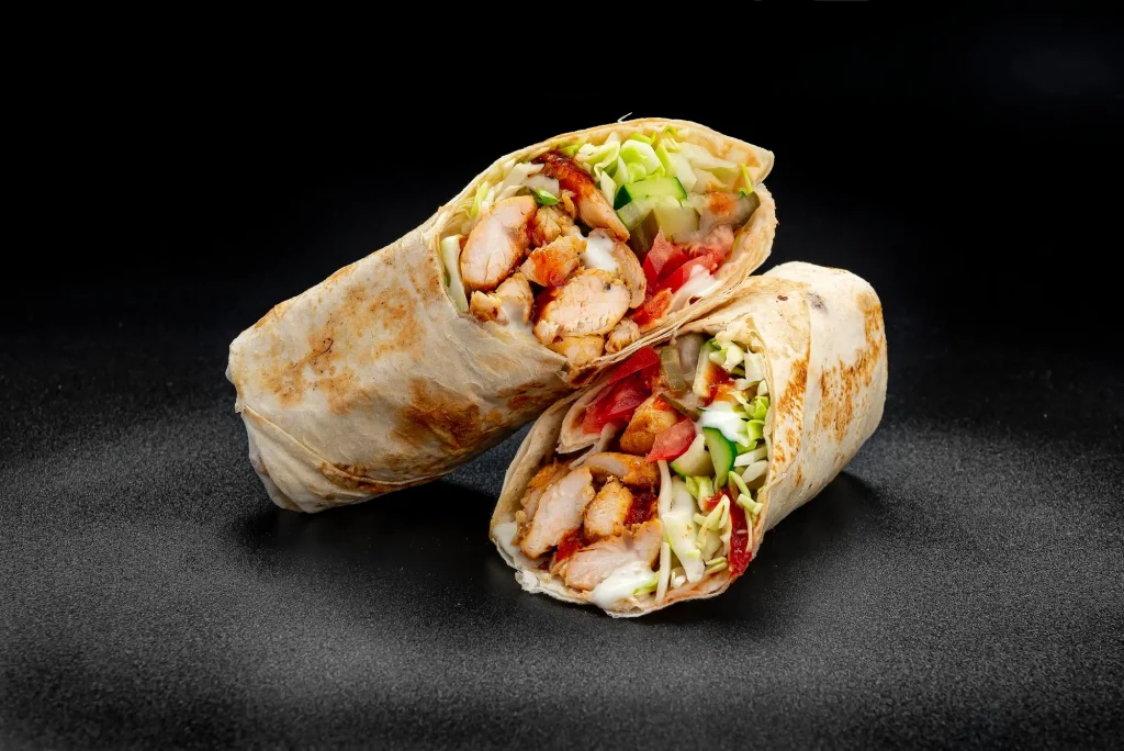 Wraps gourmands aux restes de poulet