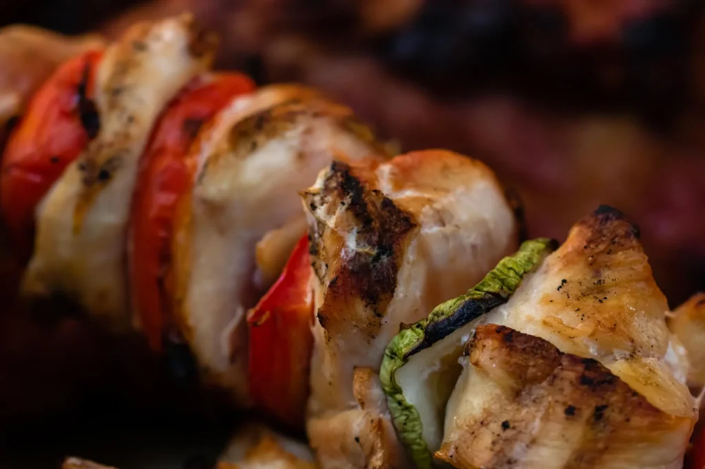 Brochettes de poulet