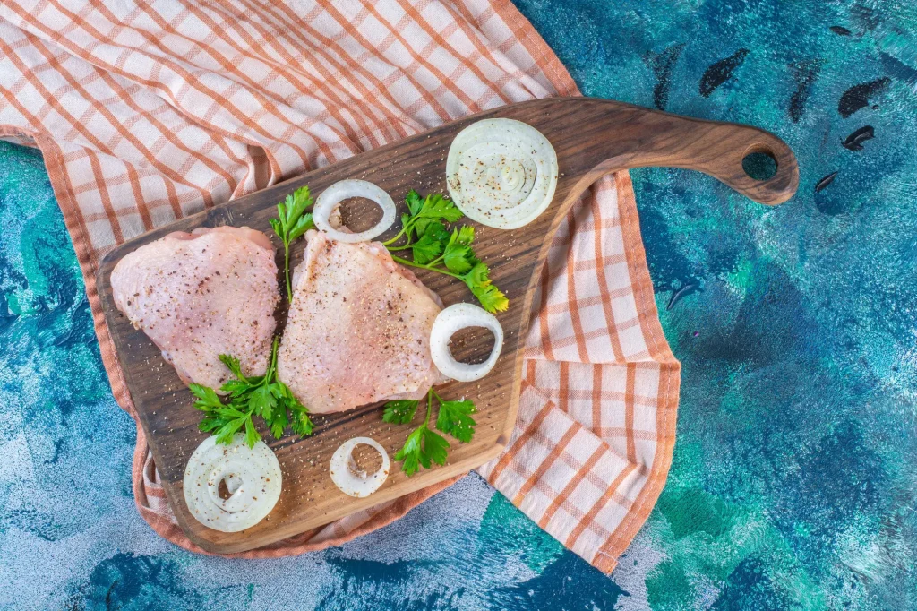 Marinade de poulet sous vide