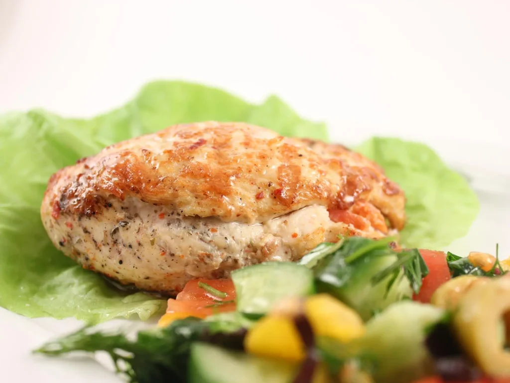 Blanc de poulet farci
